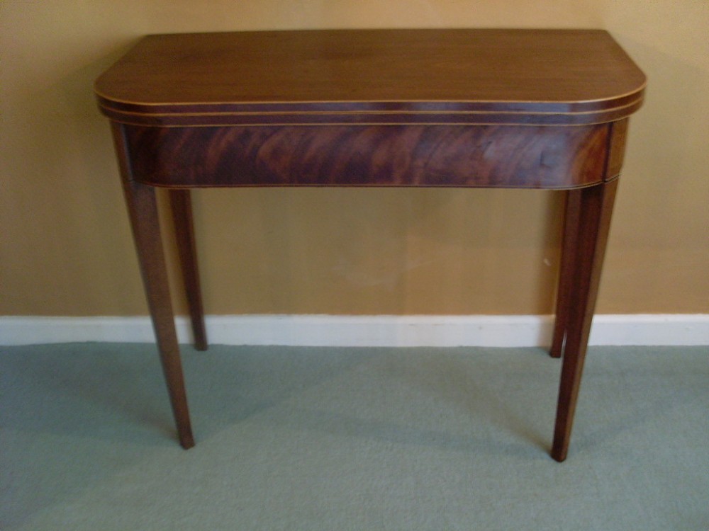 A Regency tea table