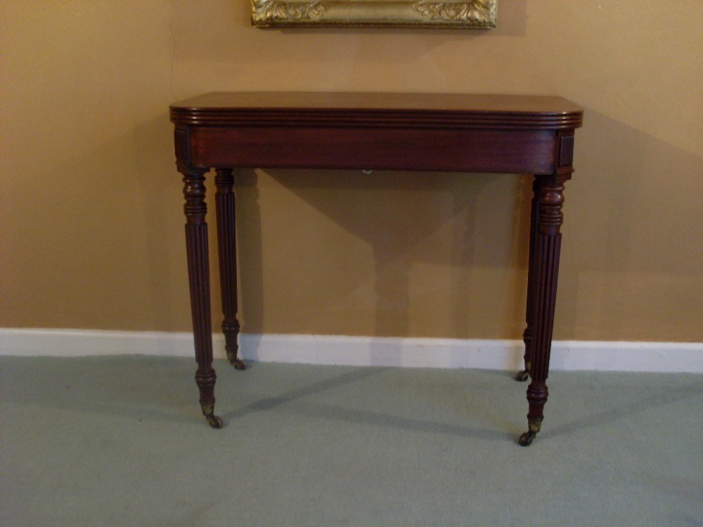 A Regency tea table