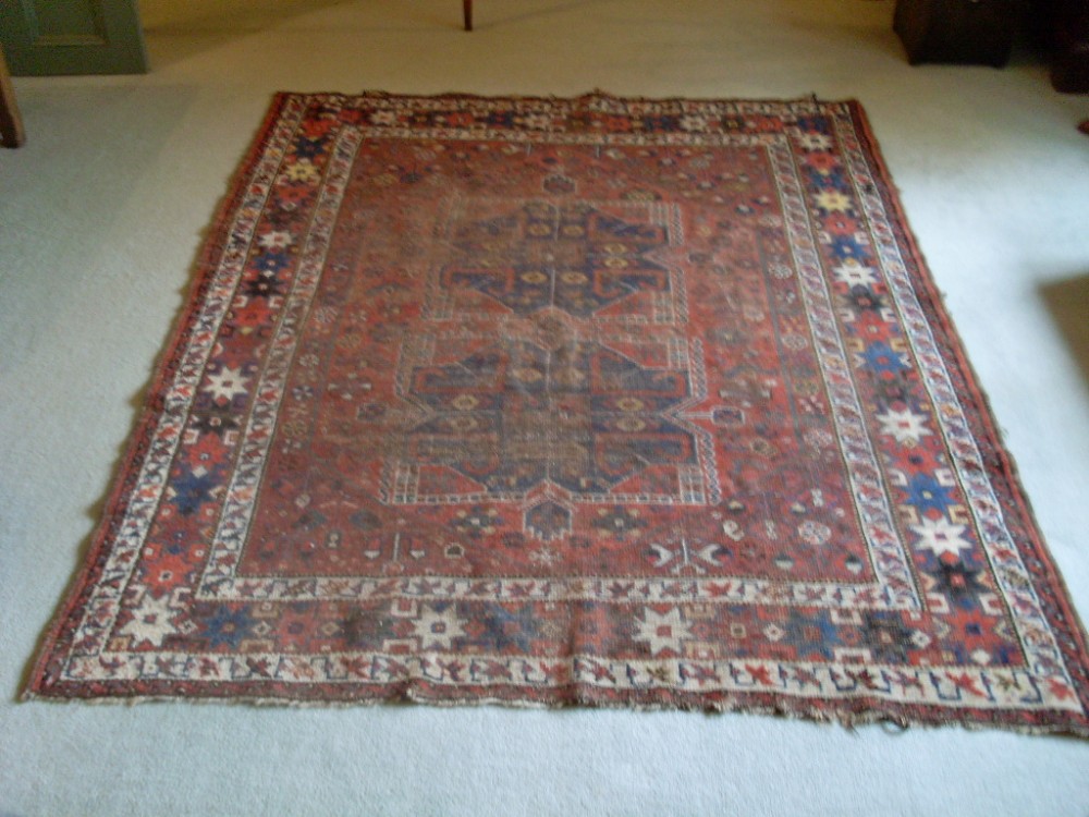 Antique rug 203cm X 160