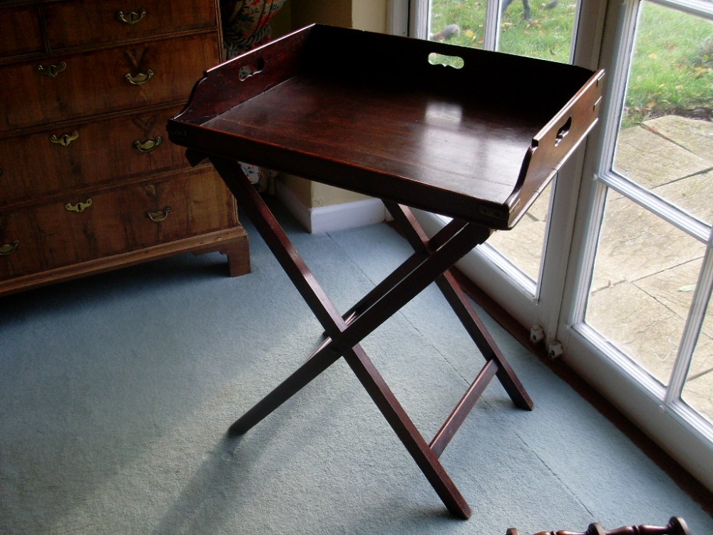 A Georgian butlers tray