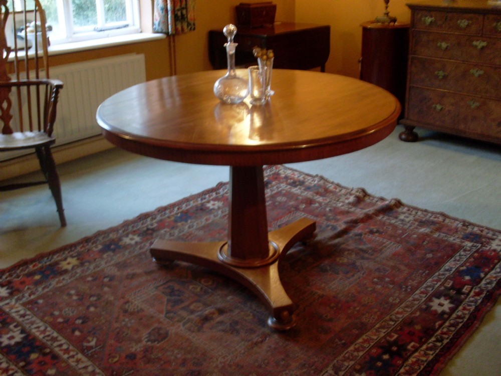An early Victorian centre table