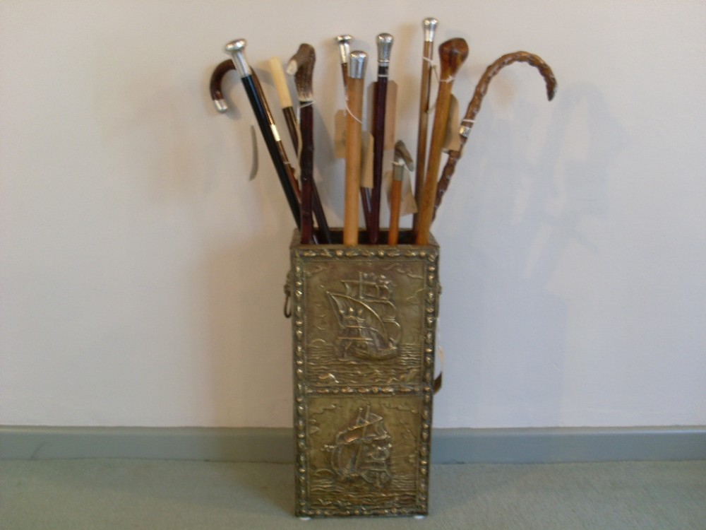 A late Victorian stick stand