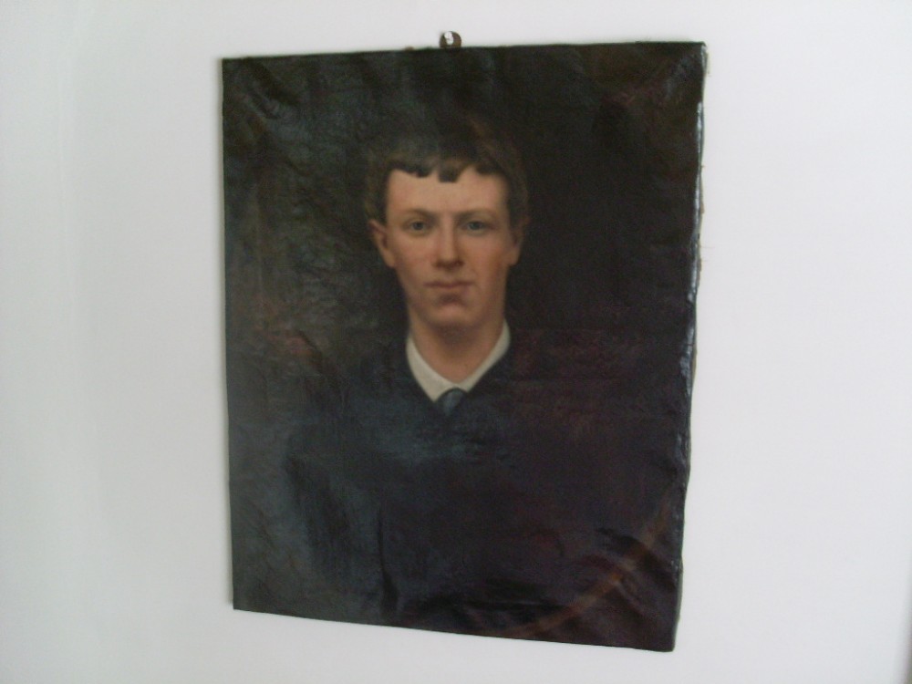 A 19thC portrait of a young gentleman