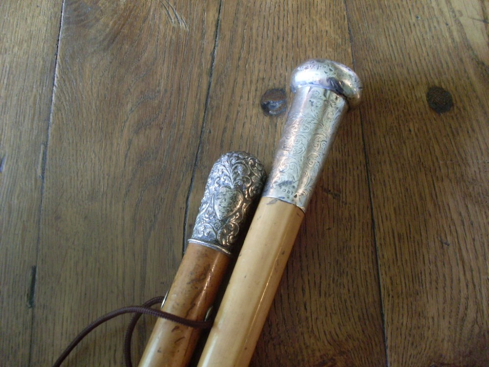 Two good 19thC walking canes
