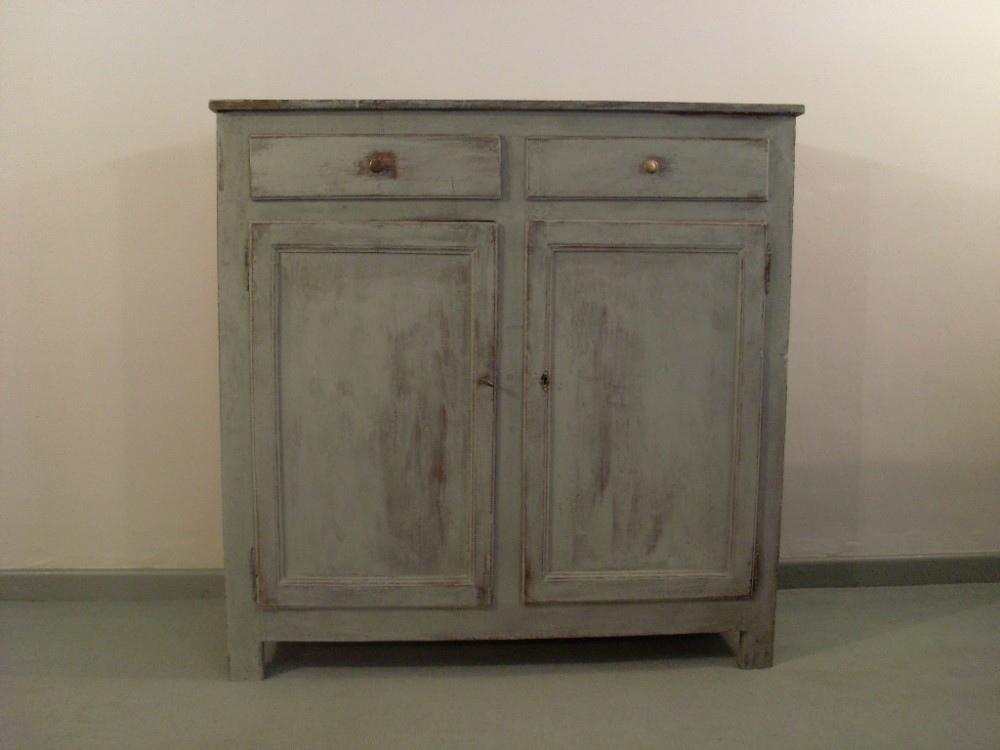 A French painted cupboard