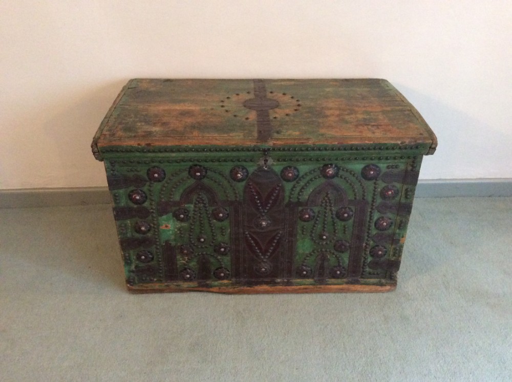 An antique Indian marraige trunk