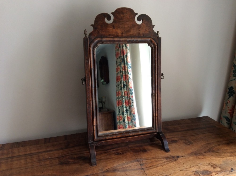 A Georgian swing toilet mirror