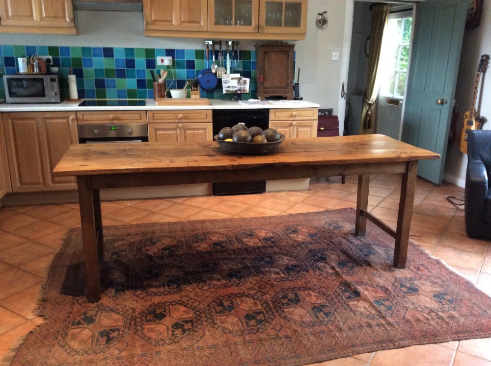A French refrectory table seats 10-12