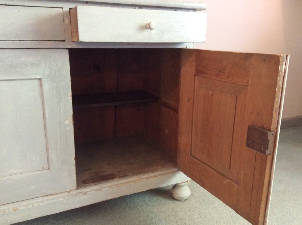 A French painted  cupboard View V