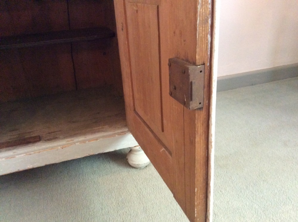 A French painted  cupboard View VI