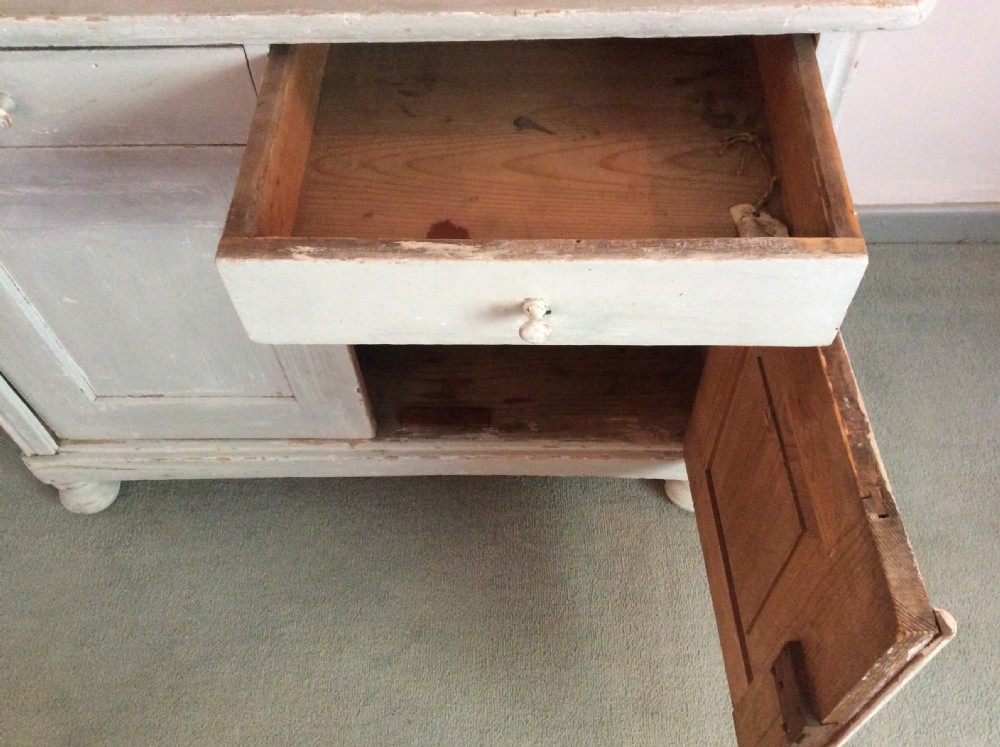 A French painted  cupboard View VII