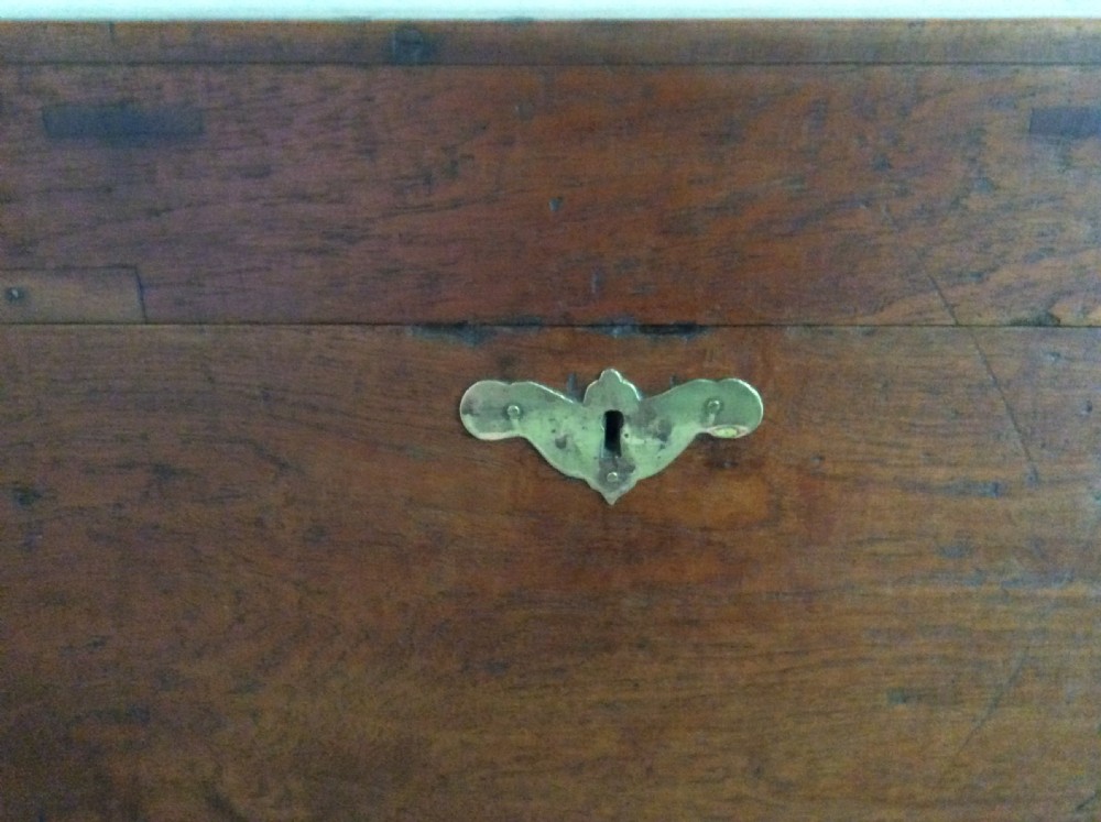 A colonial brass bound campaign trunk View II