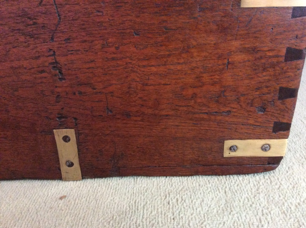 A colonial brass bound campaign trunk View IV