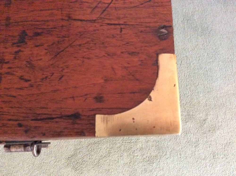 A colonial brass bound campaign trunk View VII