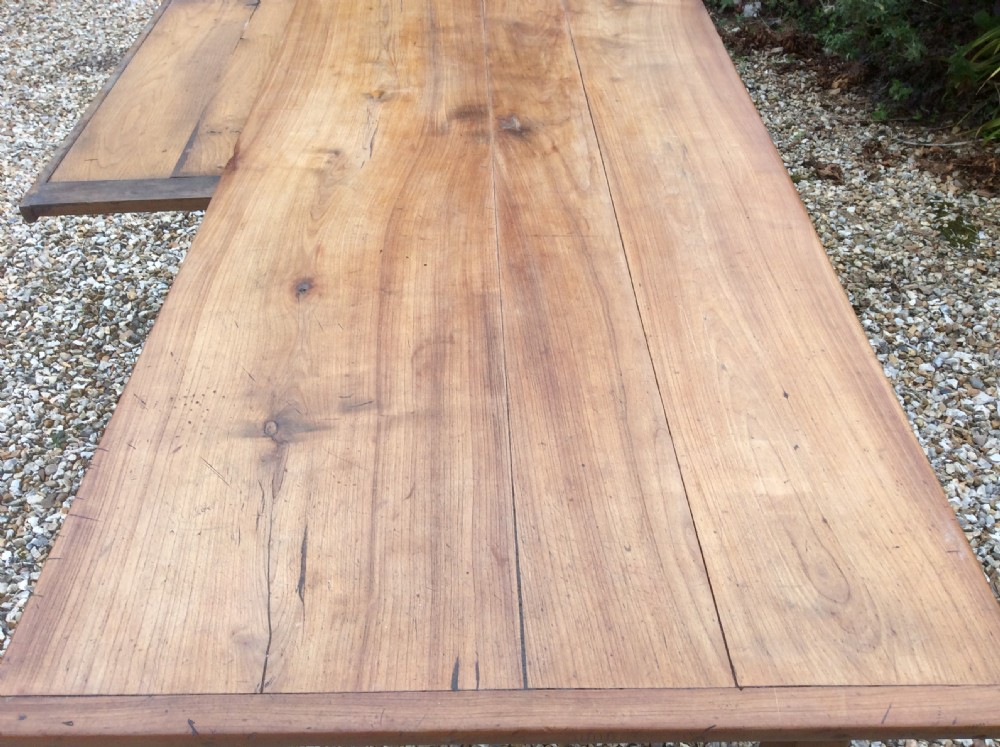  A French cherry wood dining table seats 12 View II
