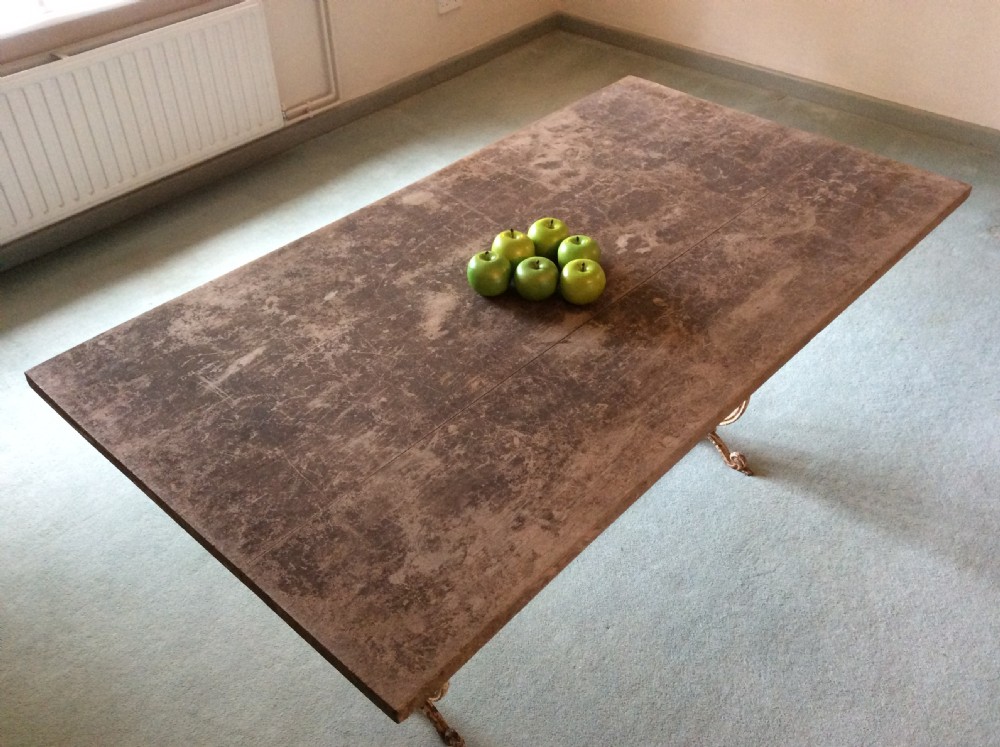 A French cast iron based centre table seats 6 View III