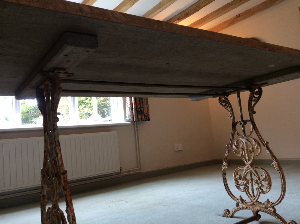 A French cast iron based centre table seats 6 View VI
