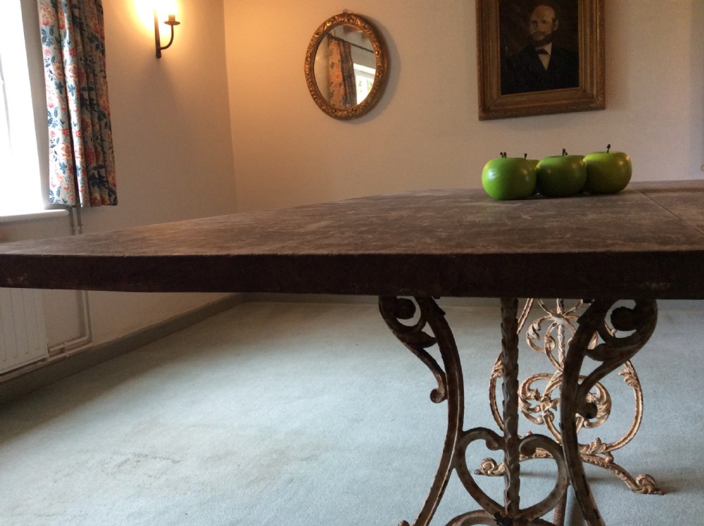 A French cast iron based centre table seats 6 View VII
