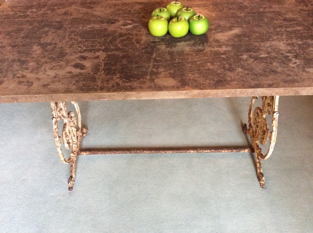 A French cast iron based centre table seats 6 View VIII