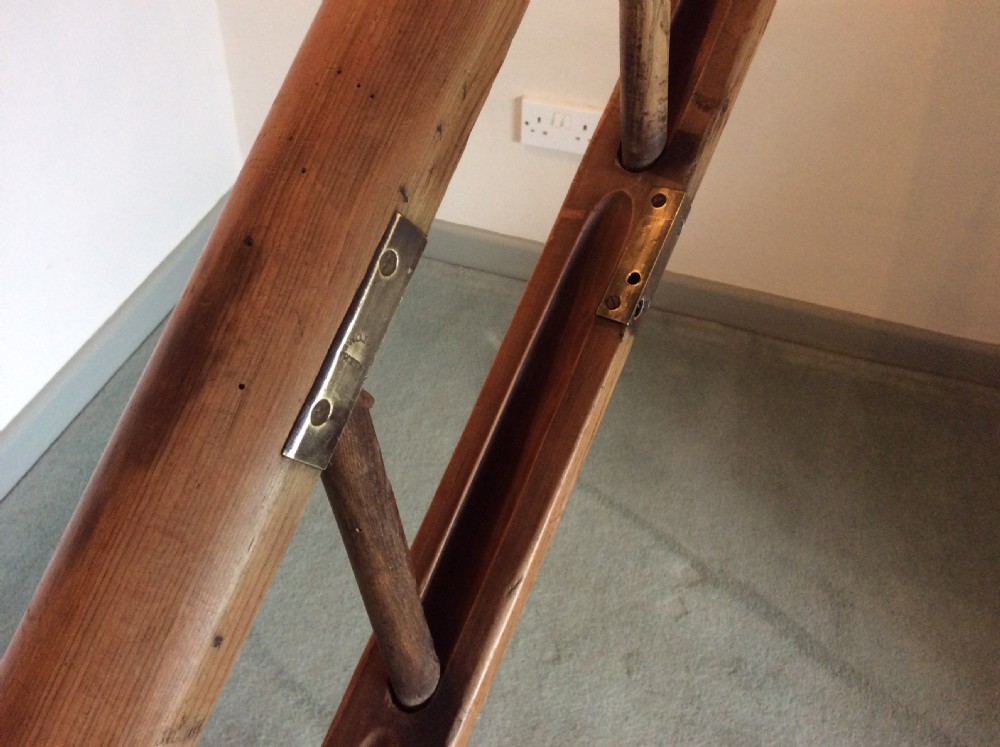 A 19thC library pole ladder View IX