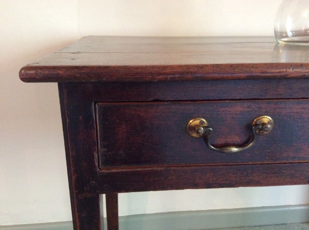 A Georgian oak side table View II