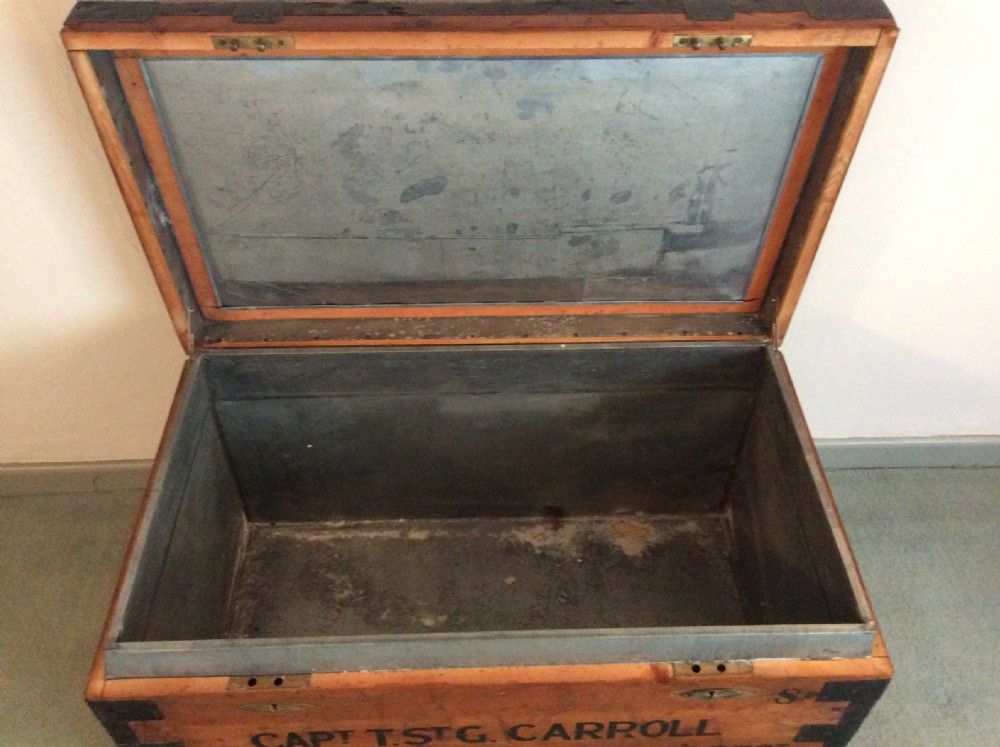 A military campaign trunk View VI