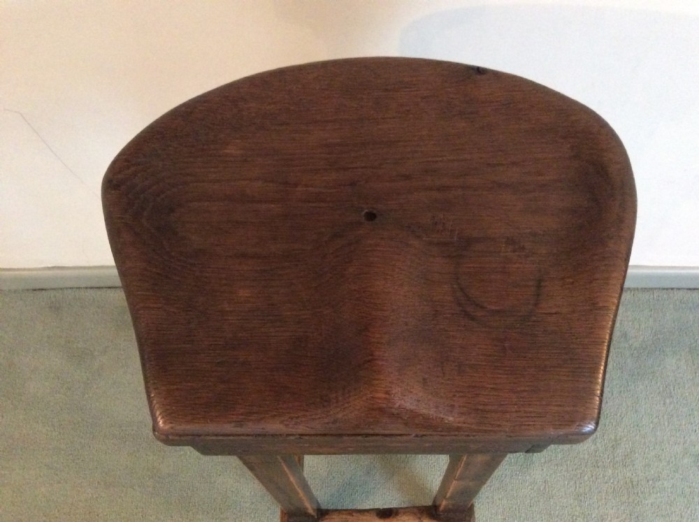 A Victorian revolving seat high stool View III
