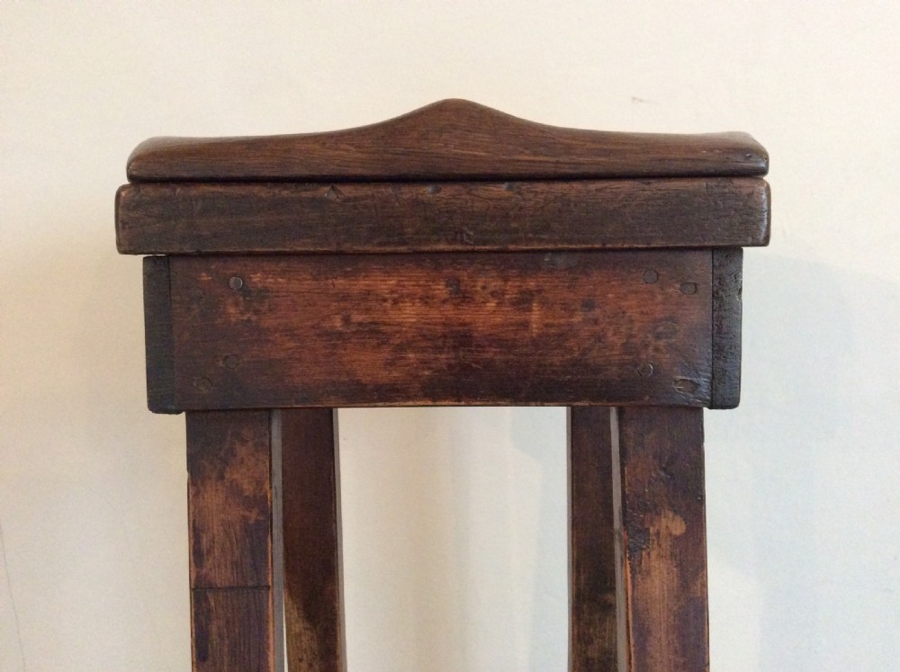 A Victorian revolving seat high stool View V