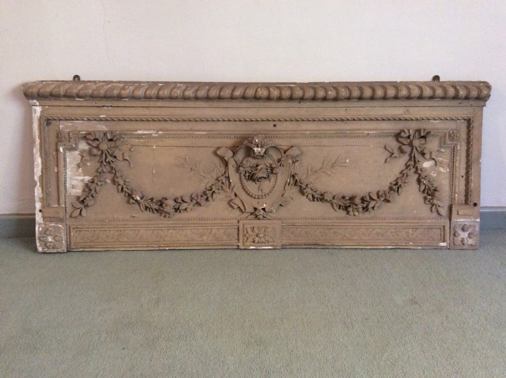 A 138cm wide French portico panel