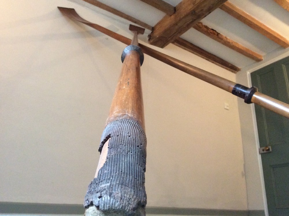 A pair of Edwardian 9'6'' skulling oars View IV