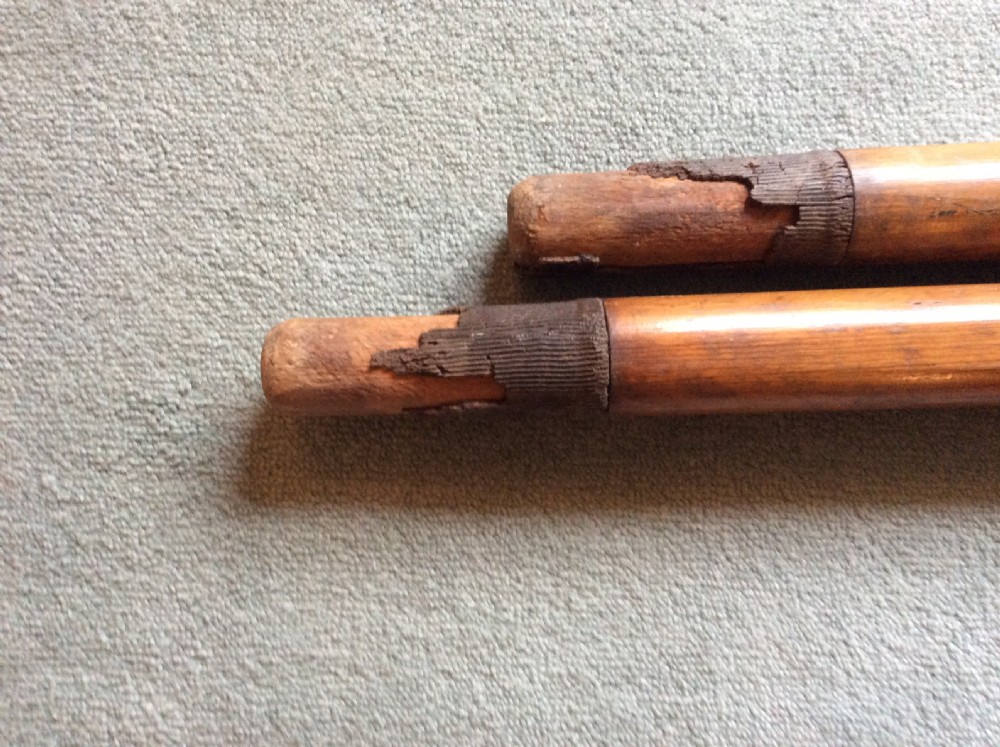 A pair of Edwardian 9'6'' skulling oars View X