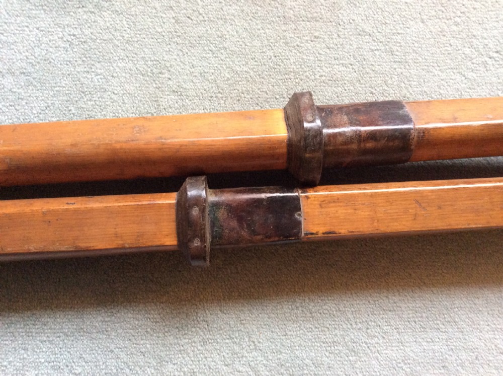 A pair of Edwardian 9'6'' skulling oars View XI