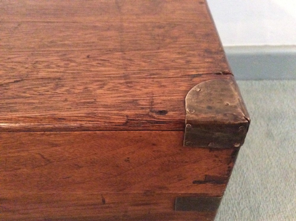 A military campaign camphor trunk View III