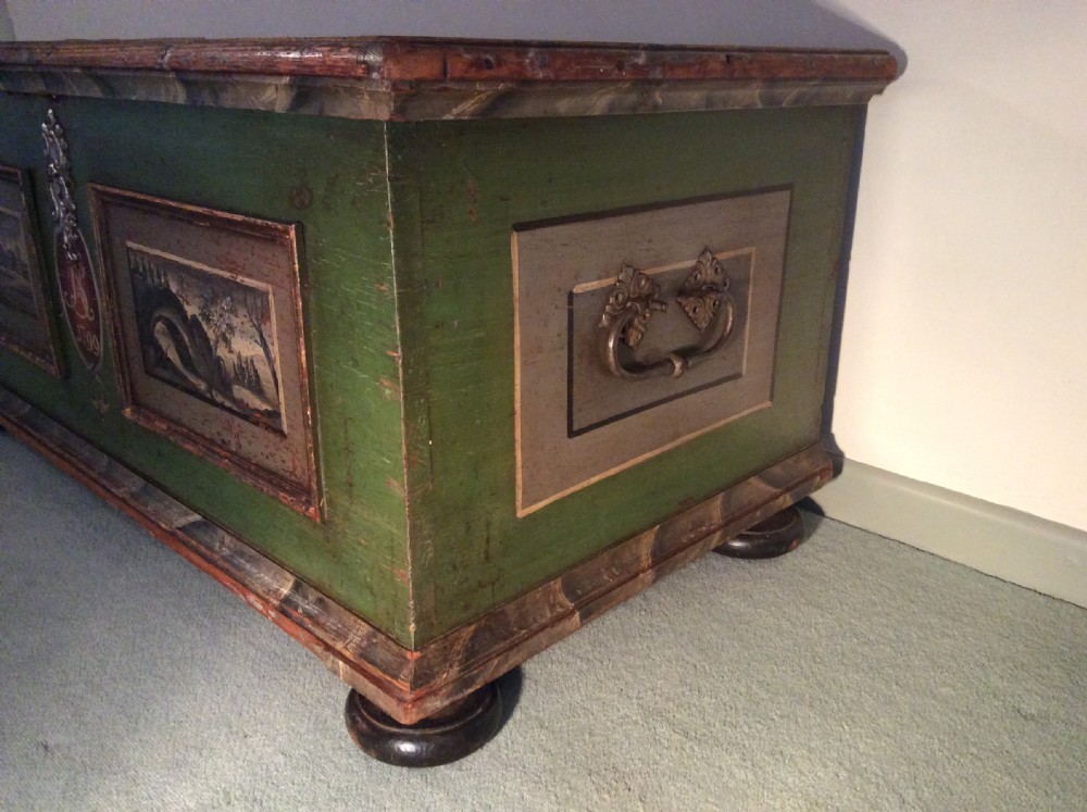 A fabulous European marriage chest View IV