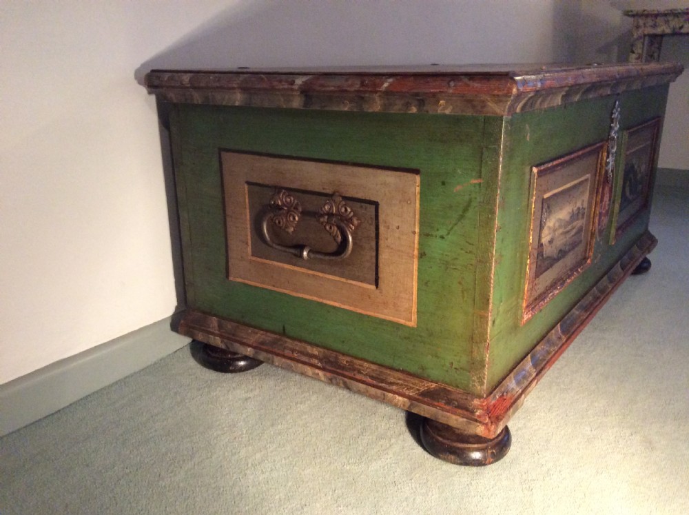 A fabulous European marriage chest View V