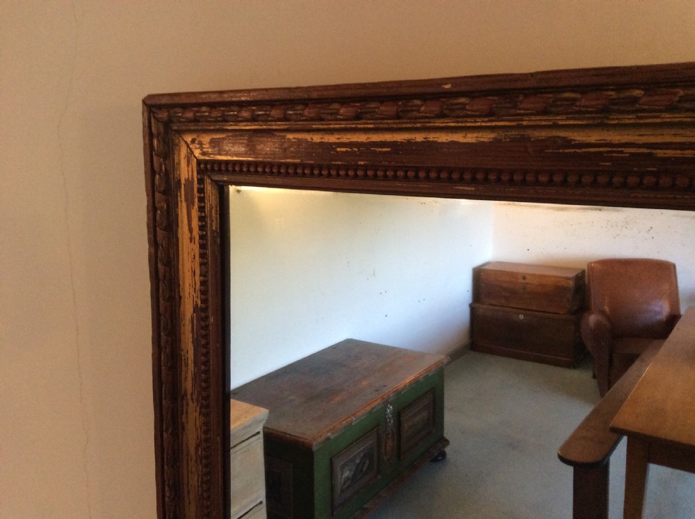 A French carved wood framed mirror View IV