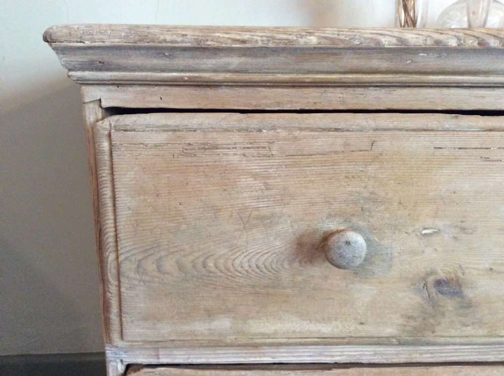 A Georgian two drawer pine chest View II