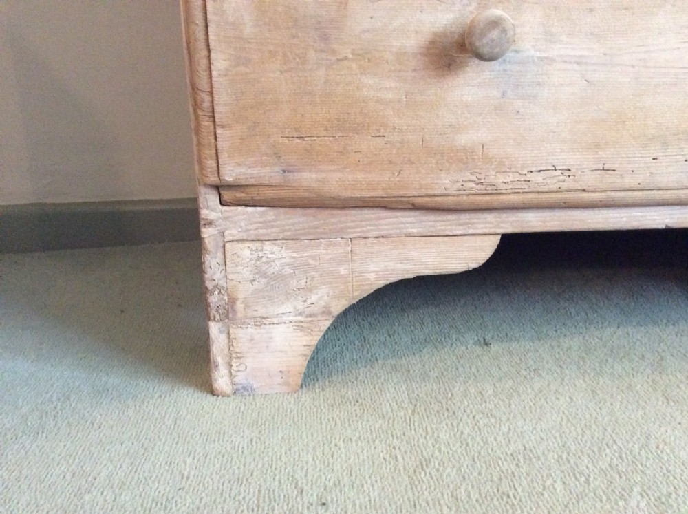 A Georgian two drawer pine chest View III