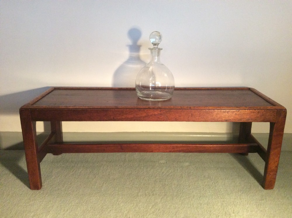 A Georgian long solid top stool View III
