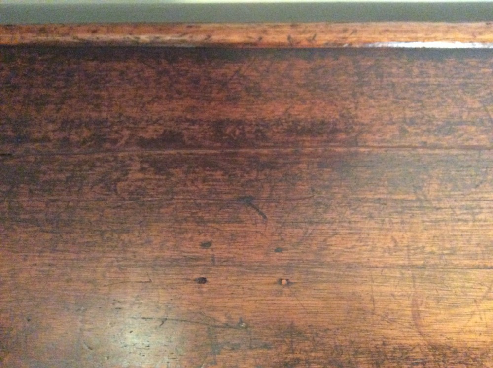 A Georgian long solid top stool View VI