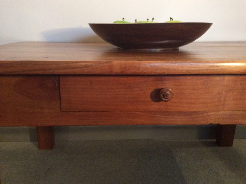 A French cherrywood coffee table 97x59cm View II