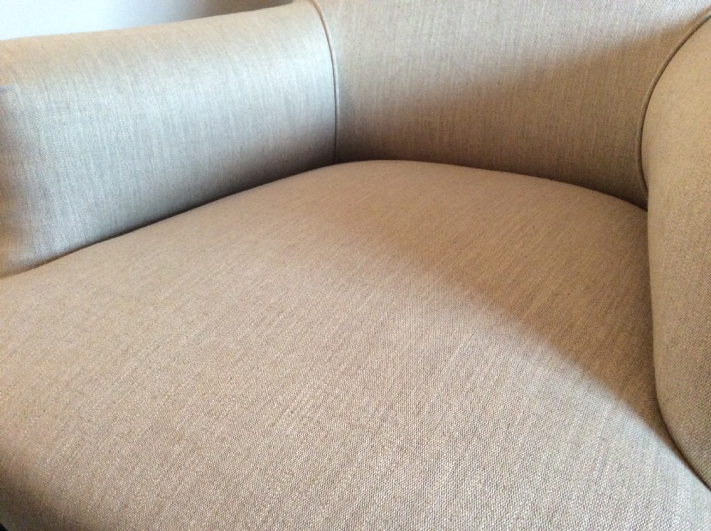 A pair of French upholstered armchairs View III