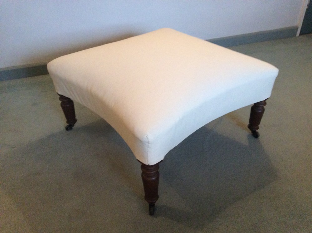 A 19thC French stool . View II