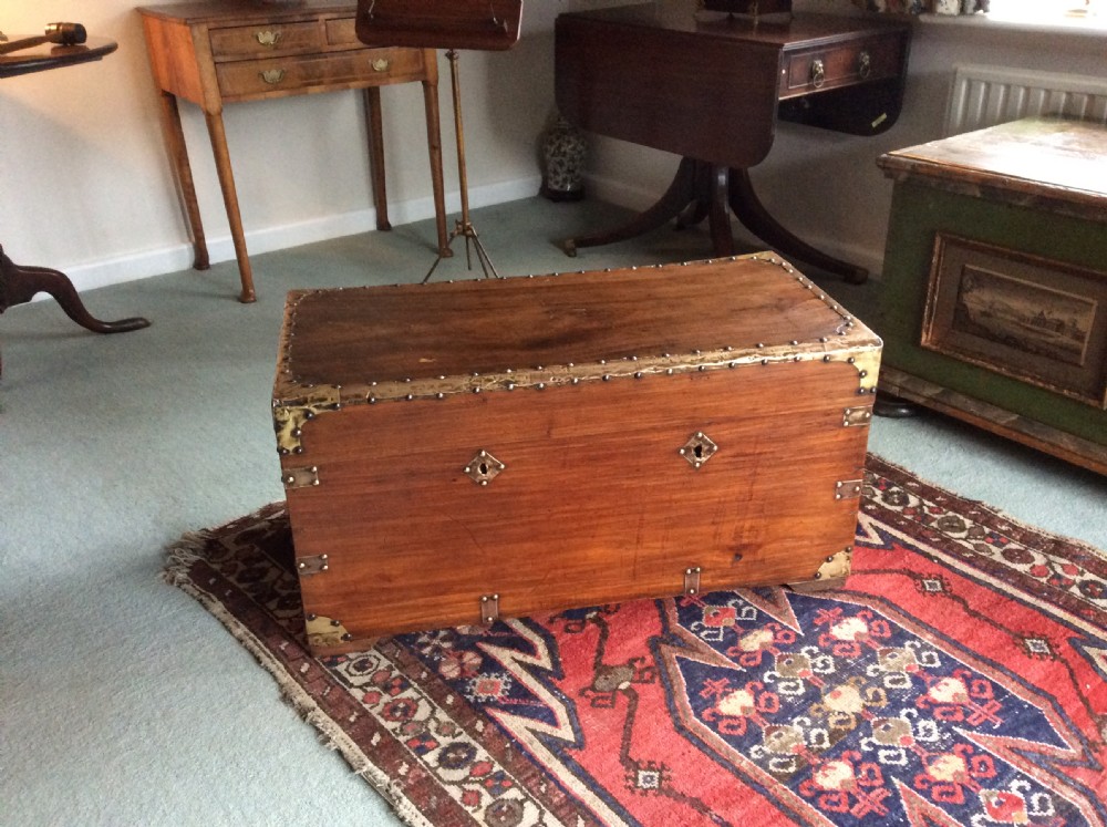 A 19thC camphor campaign trunk View II