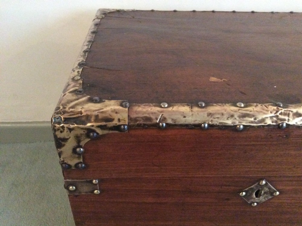 A 19thC camphor campaign trunk View III