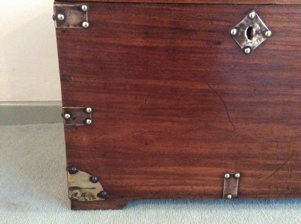 A 19thC camphor campaign trunk View IV