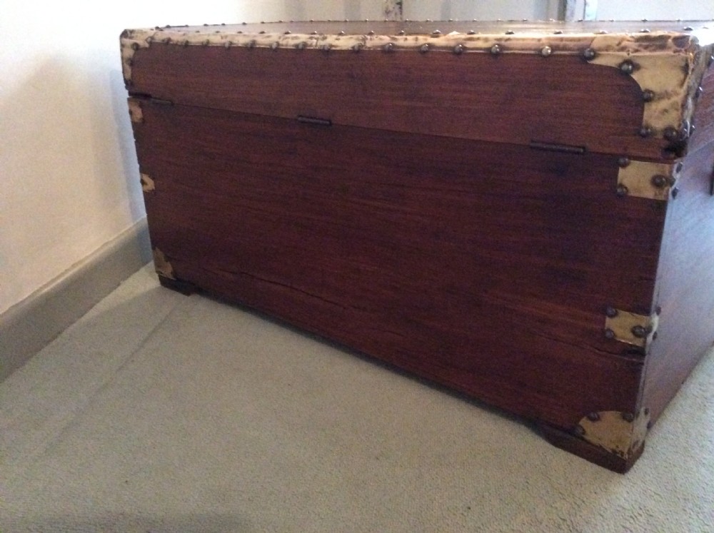 A 19thC camphor campaign trunk View VII