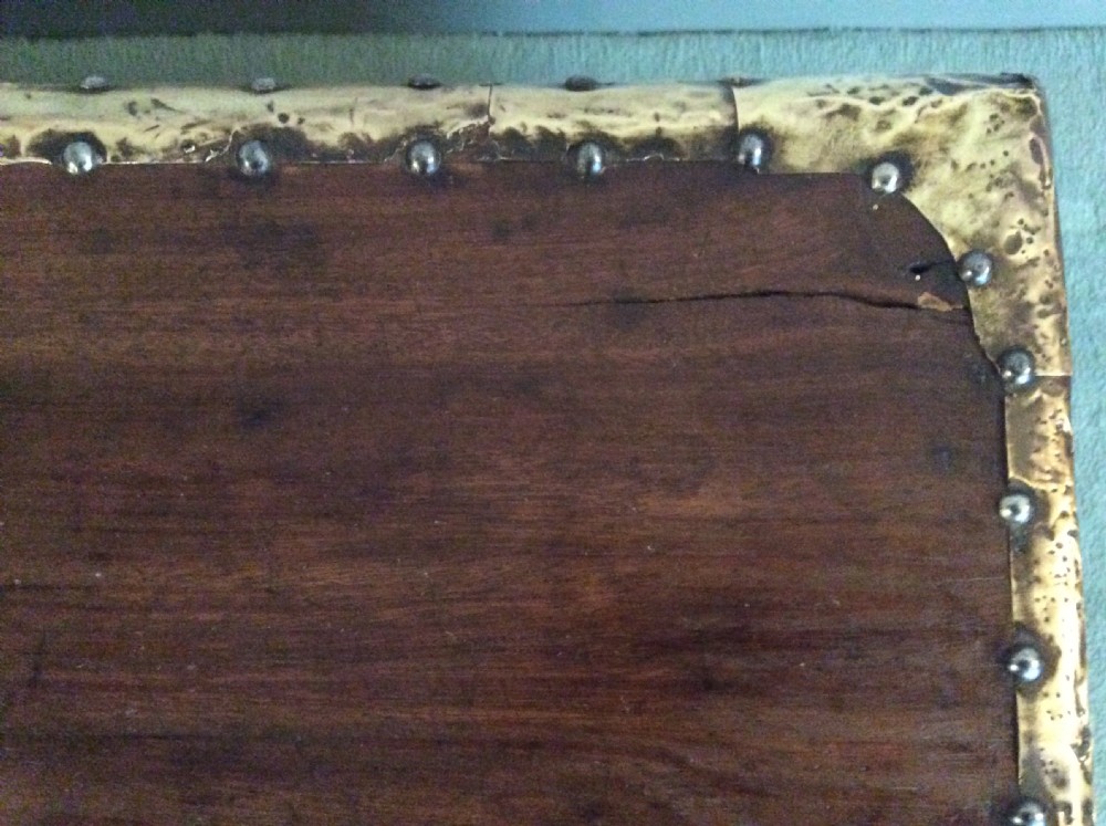 A 19thC camphor campaign trunk View VIII