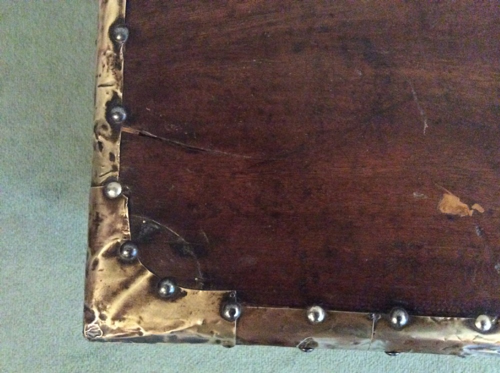 A 19thC camphor campaign trunk View IX