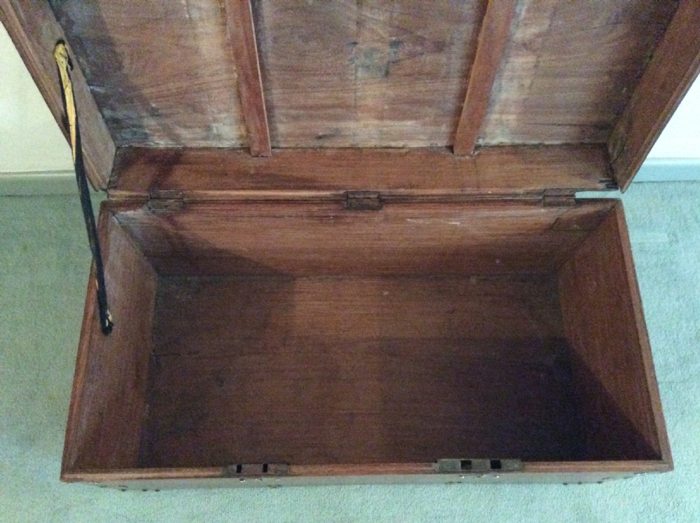 A 19thC camphor campaign trunk View XI